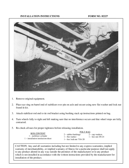 Installation Manual